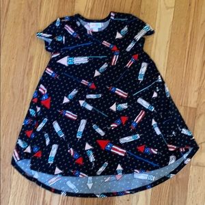 LulaRoe 4th of July tunic dress
